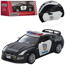Машина метал. Nissan GT-R Police